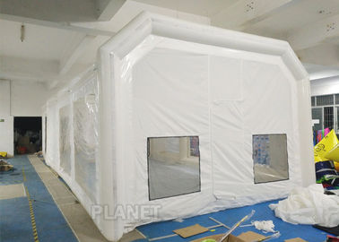 Tenda portatile ermetica della cabina della pittura 0,6 millimetri del PVC di installazione facile della tela cerata