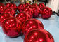 Palla gonfiabile rossa decorativa dello specchio del PVC della palla 60cm di Natale