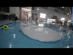 Tenda da campeggio a bolla gonfiabile a doppia stanza bianca