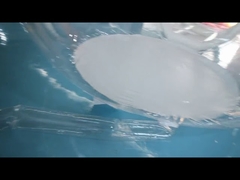 Tenda gonfiabile a bolla singola in PVC trasparente da 4 m con tunnel e soffiatore