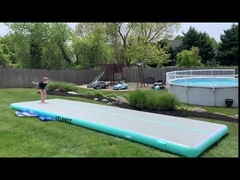 Pista gonfiabile per ginnastica artistica e tumbling, spessore 20cm, lunghezze 3m, 6m, 8m, 10m