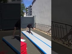 Pista gonfiabile per ginnastica Air Tumbling in materiale Drop Stitch da 10 piedi