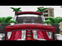 Scivoli d'acqua gonfiabili antiproiettile in PVC con piscina