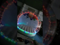 3M 4M Grande Sfera di neve gonfiabile in PVC per Natale, sfera di neve, cabina fotografica