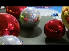 Pallone a specchio gonfiabile da 1,2 m x 1,8 m con stampa del logo per pubblicità