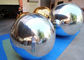 Grandi palle d'attaccatura gonfiabili d'argento dello specchio del PVC per la decorazione di Natale di evento