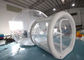 Tenda da campeggio gonfiabile trasparente per grandi bolle all'aperto Tenda da campeggio gonfiabile per bolle gonfiabili a tunnel singolo