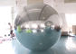 Palla di pubblicità di galleggiamento gonfiabile d'attaccatura d'argento della sfera dello specchio del PVC di doppio strato per la decorazione della fase di Natale