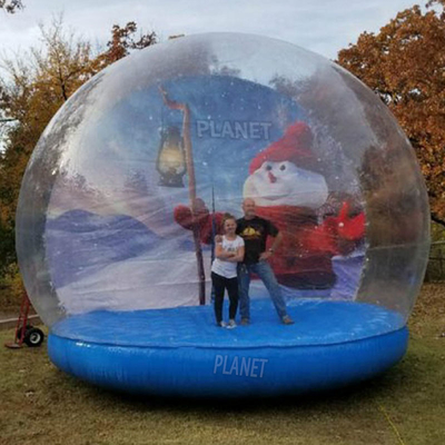 quality Cabina gonfiabile della foto della Camera di rimbalzo del globo della neve dei globi della neve del PVC per la decorazione di Natale factory